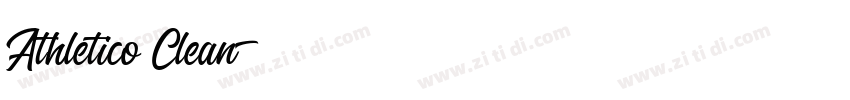 Athletico Clean字体转换 Athletico Clean字体转换